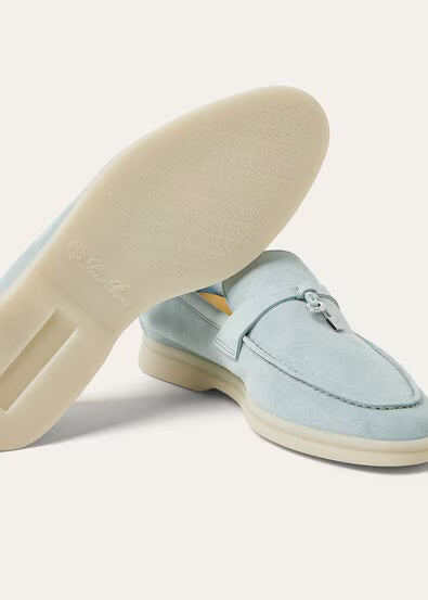 Loro Piana - Mocassins Summer Charms Walk Bleu clair