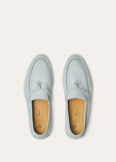 Loro Piana - Mocassins Summer Charms Walk Bleu clair