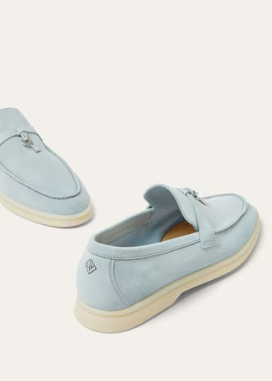 Loro Piana - Mocassins Summer Charms Walk Bleu clair