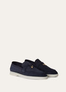 Loro Piana - Mocassins Summer Charms Walk Bleu foncé