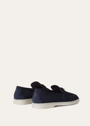 Loro Piana - Mocassins Summer Charms Walk Bleu foncé