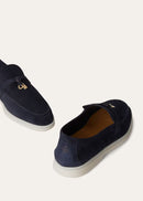 Loro Piana - Mocassins Summer Charms Walk Bleu foncé