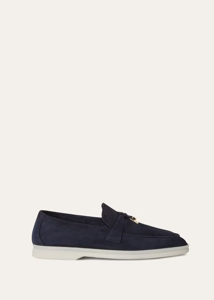 Loro Piana - Mocassins Summer Charms Walk Bleu foncé