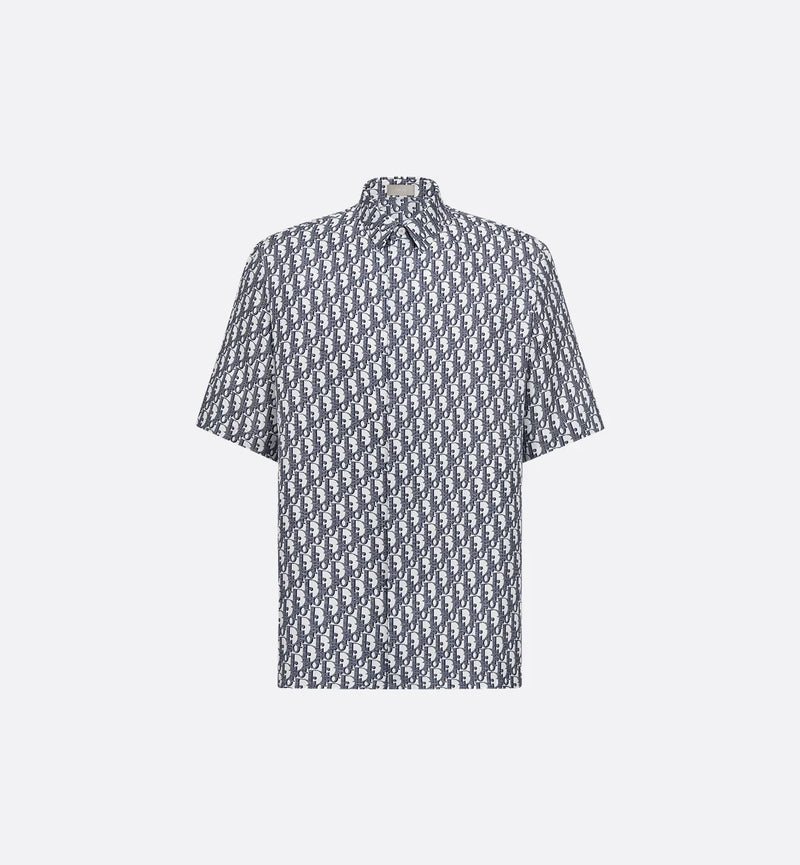 Dior - Ensemble SHORT + CHEMISE Dior Oblique Blanc et Bleu marine