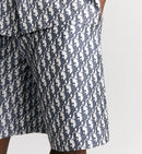 Dior - Ensemble SHORT + CHEMISE Dior Oblique Blanc et Bleu marine