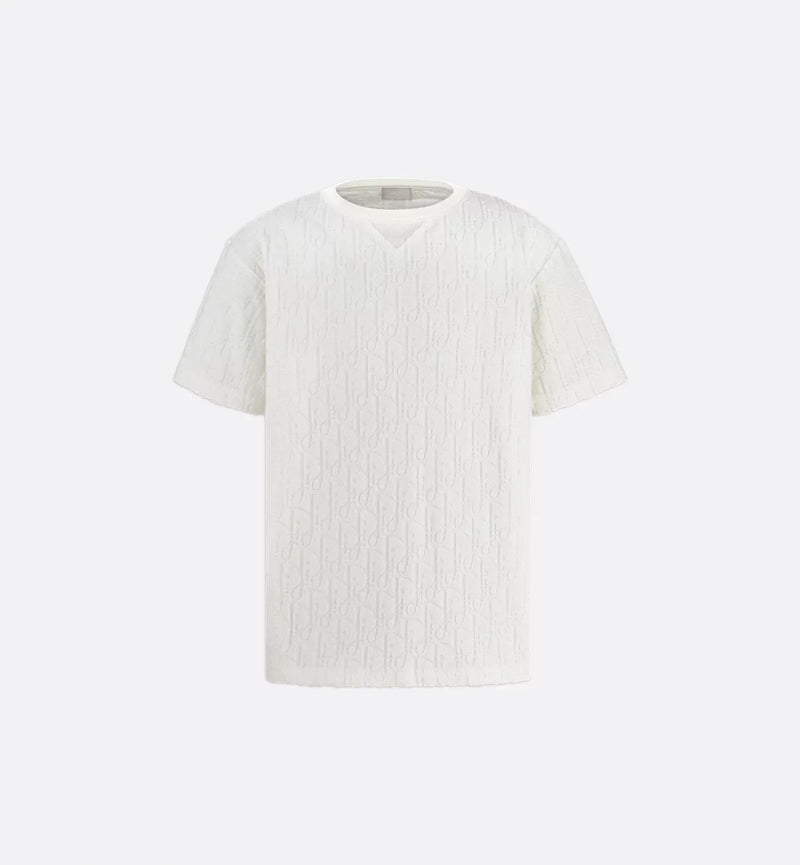 Dior - T-shirt Oblique Blanc