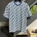 Dior - T-shirt Oblique Bleu & Blanc