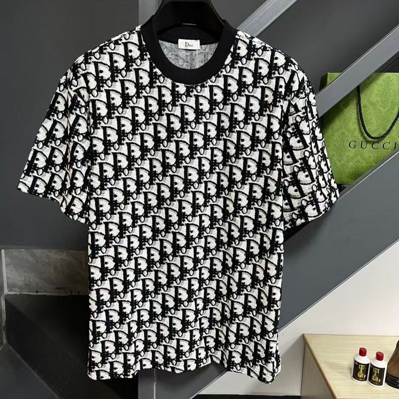 Dior - T-shirt Oblique Blanc & Noir