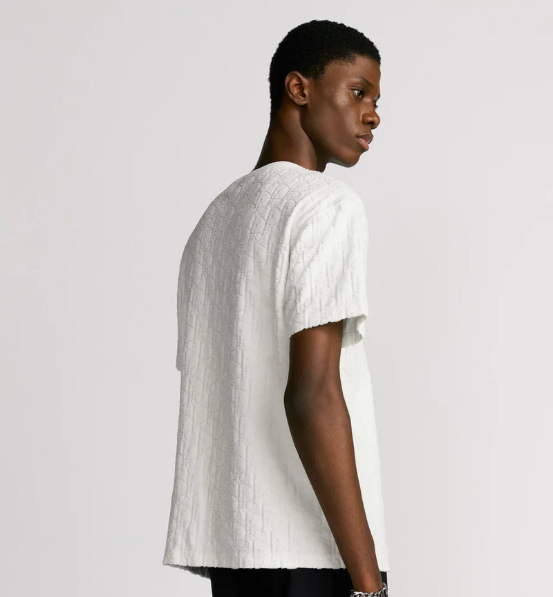 Dior - T-shirt Oblique Blanc