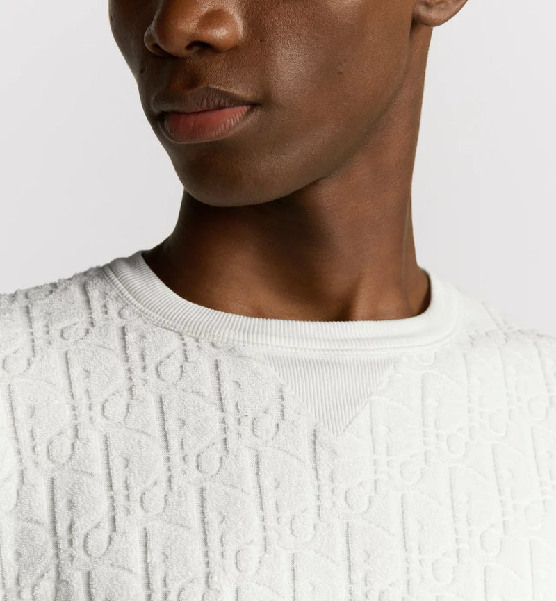 Dior - T-shirt Oblique Blanc