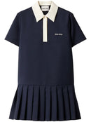 Miu Miu - Robe Courte Bleu