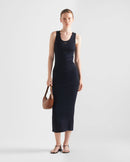 Prada - Robe en maille côtelée de coton
