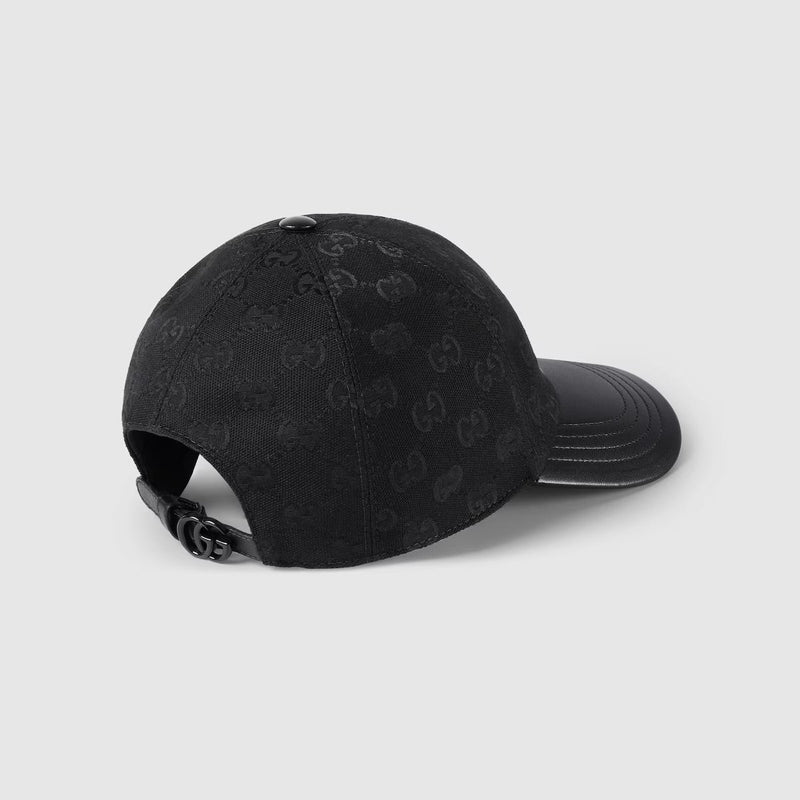 Casquette Gucci Cuir/Noir