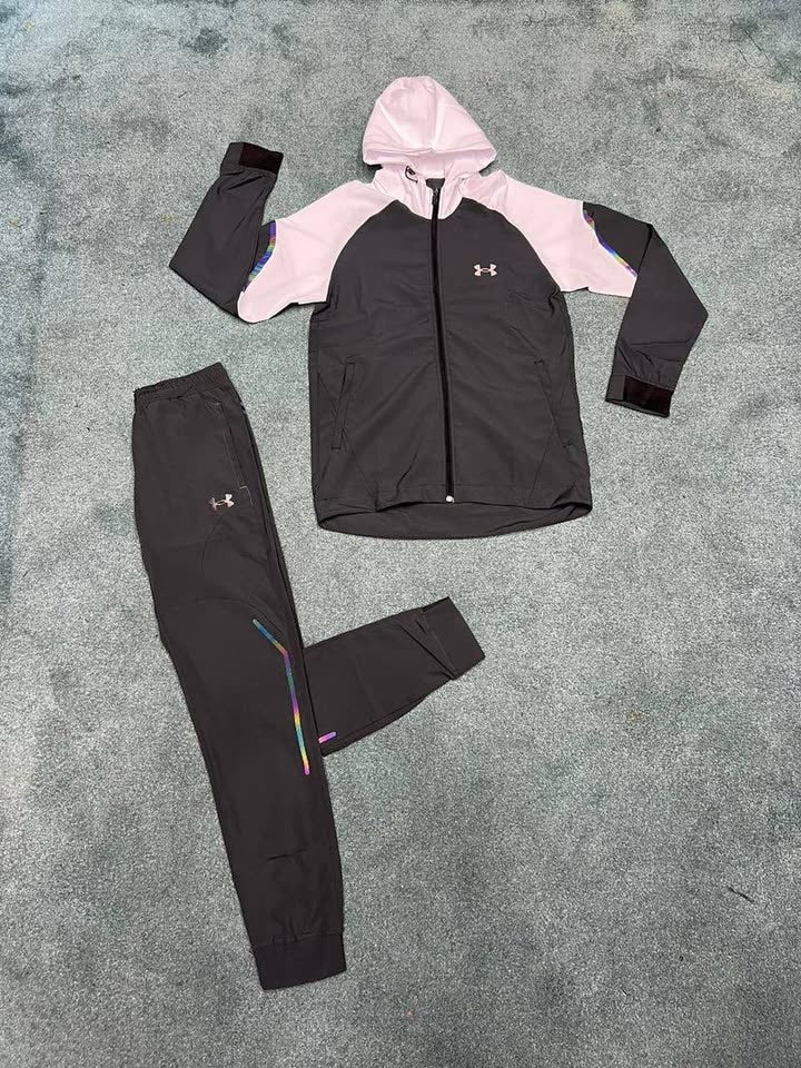 Under Armour - Ensemble Blanc / Noir x Multicolore