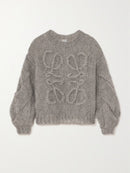 Loewe - Pull oversize en mohair mélangé Anagram