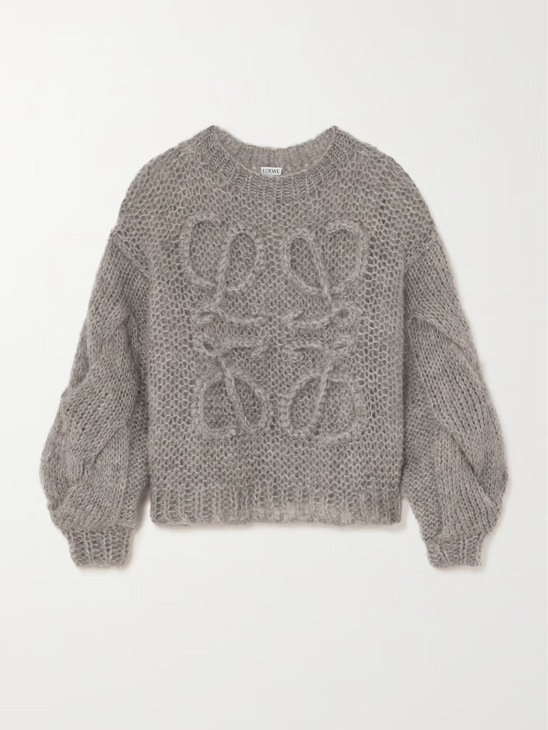 Loewe - Pull oversize en mohair mélangé Anagram