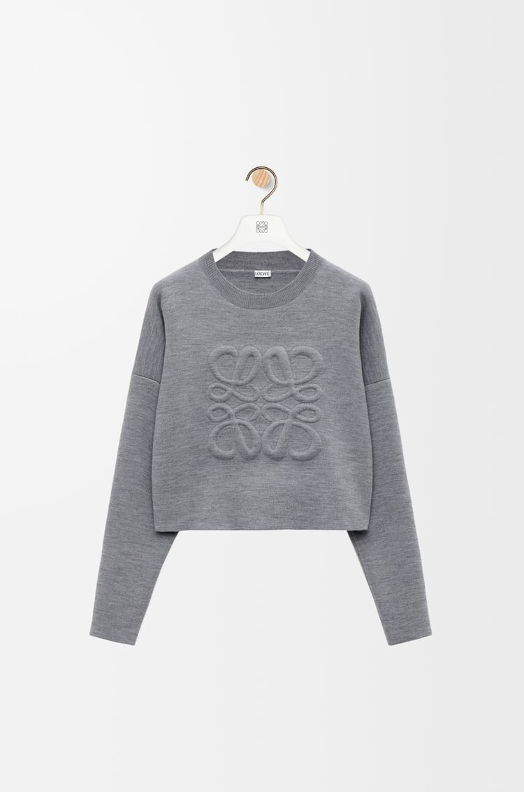 Loewe - Pull Anagram en laine Gris