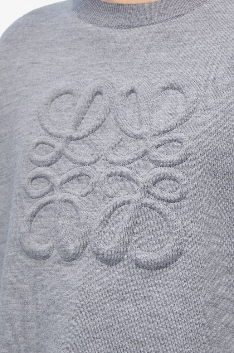 Loewe - Pull Anagram en laine Gris