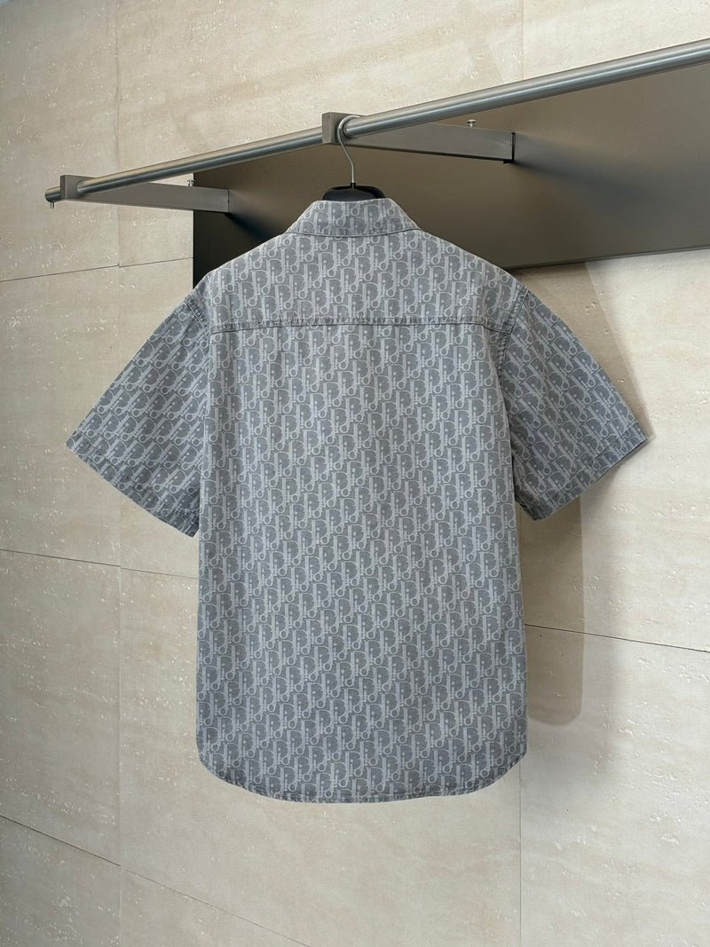 Dior - Ensemble SHORT + CHEMISE en Denim Gris