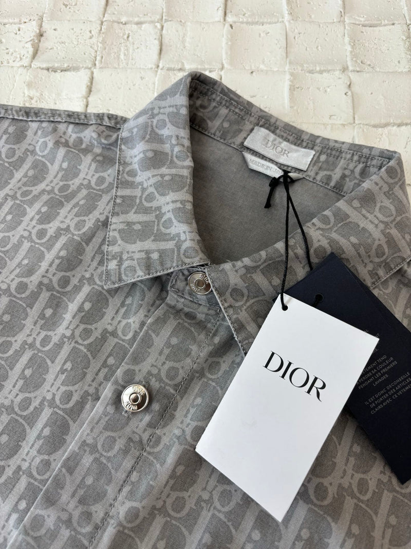 Dior - Ensemble SHORT + CHEMISE en Denim Gris