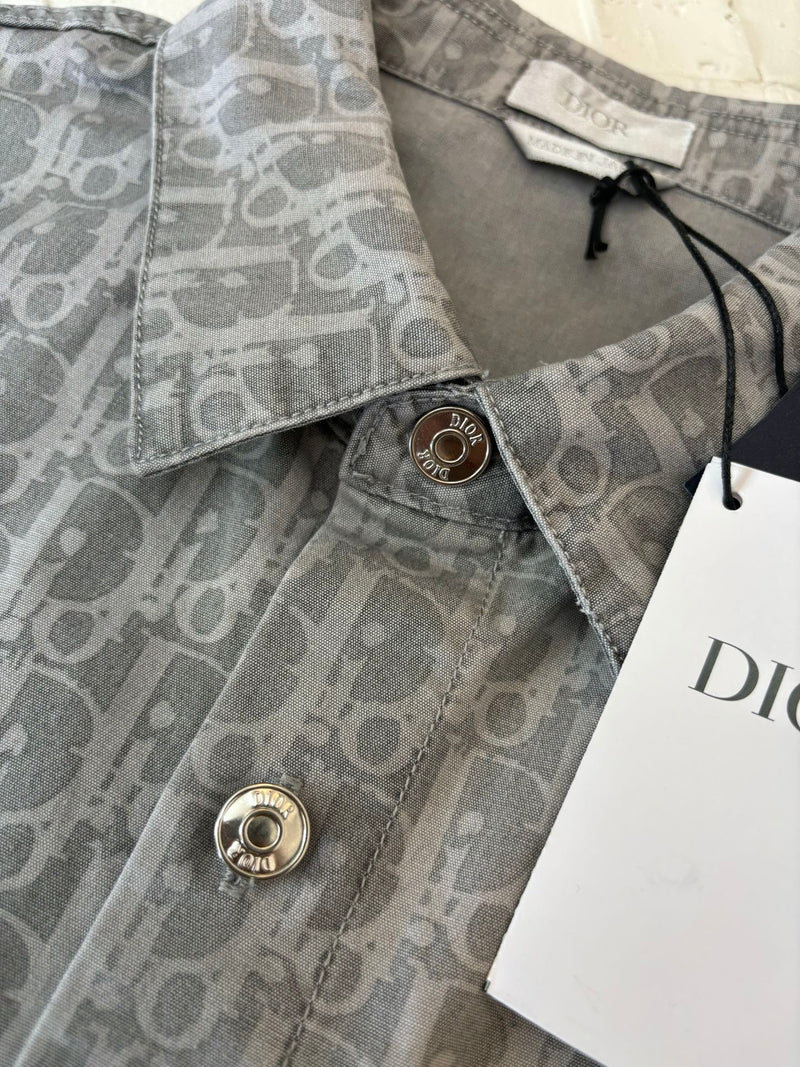 Dior - Ensemble SHORT + CHEMISE en Denim Gris