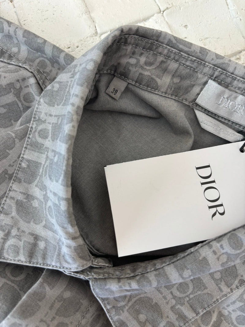 Dior - Ensemble SHORT + CHEMISE en Denim Gris