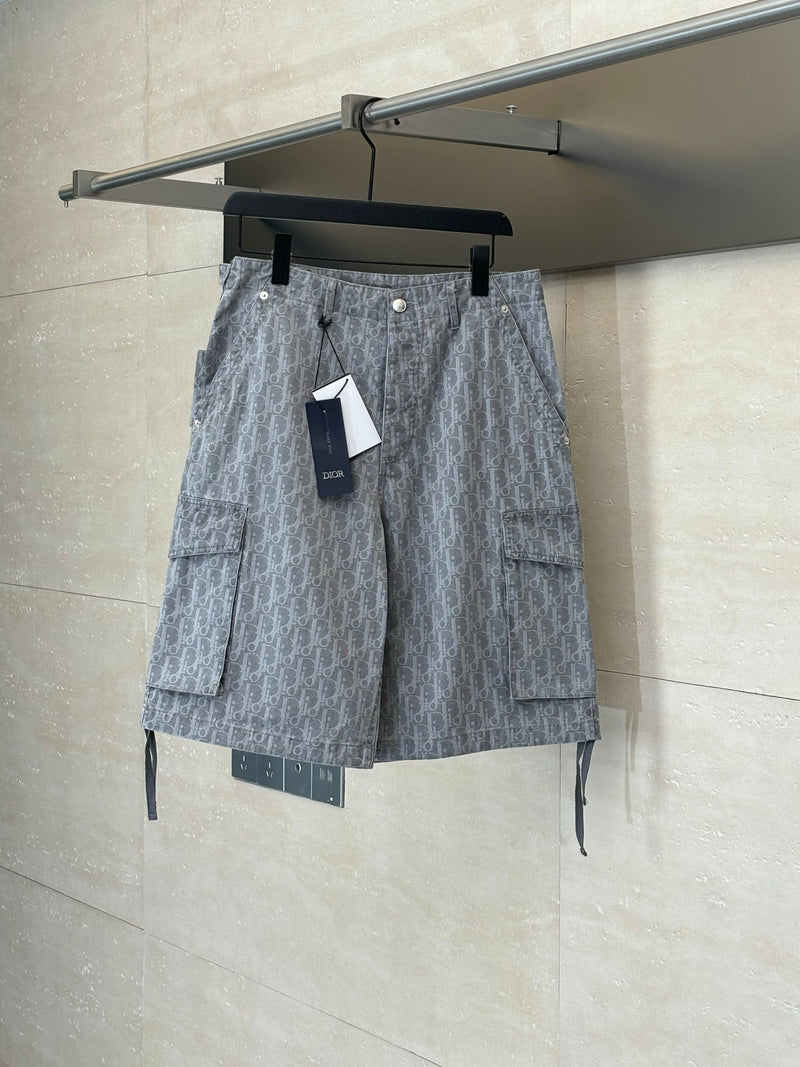 Dior - Ensemble SHORT + CHEMISE en Denim Gris