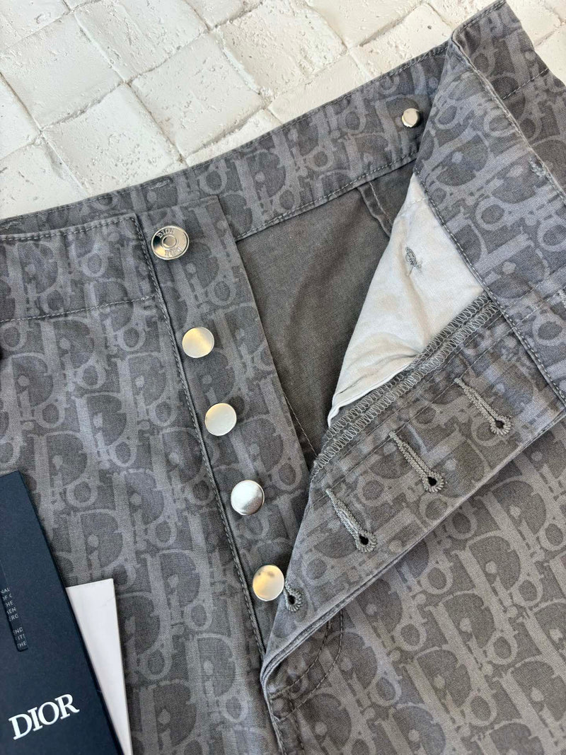 Dior - Ensemble SHORT + CHEMISE en Denim Gris