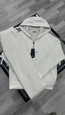 Dior - Ensemble Jogging + Gilet Oblique Blanc