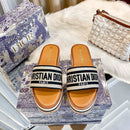 Dior - Dway Platform Slide Natural Noir