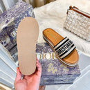 Dior - Dway Platform Slide Natural Noir