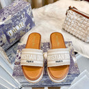 Dior - Dway Platform Slide Natural