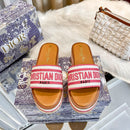 Dior - Dway Platform Slide Natural Rose