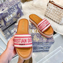 Dior - Dway Platform Slide Natural Rose
