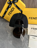Fendi - Casquette motif FF Noir/Noir