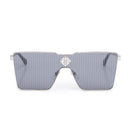 Louis Vuitton - Lunettes De Soleil Noir Acetate  Silver Tone Cyclone Metal