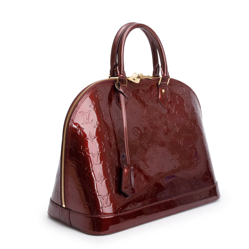Louis Vuitton Amarante Monogram Vernis Alma GM