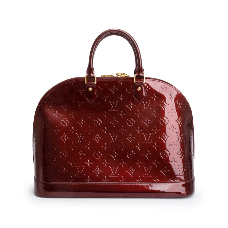 Louis Vuitton Amarante Monogram Vernis Alma GM