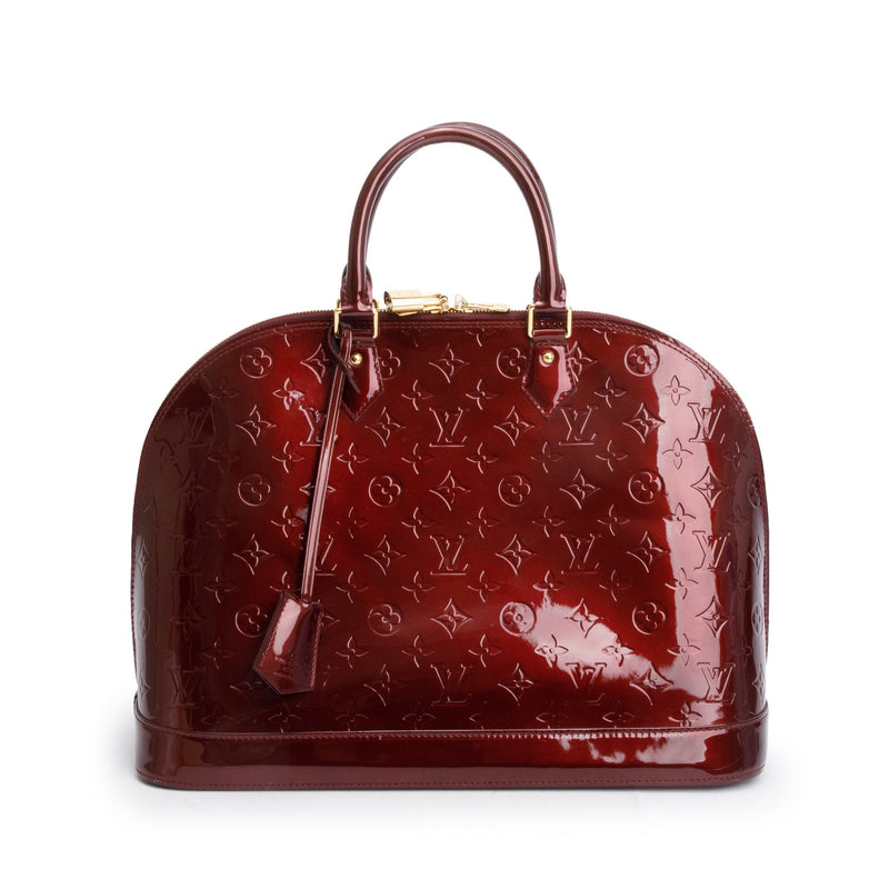 Louis Vuitton Amarante Monogram Vernis Alma GM