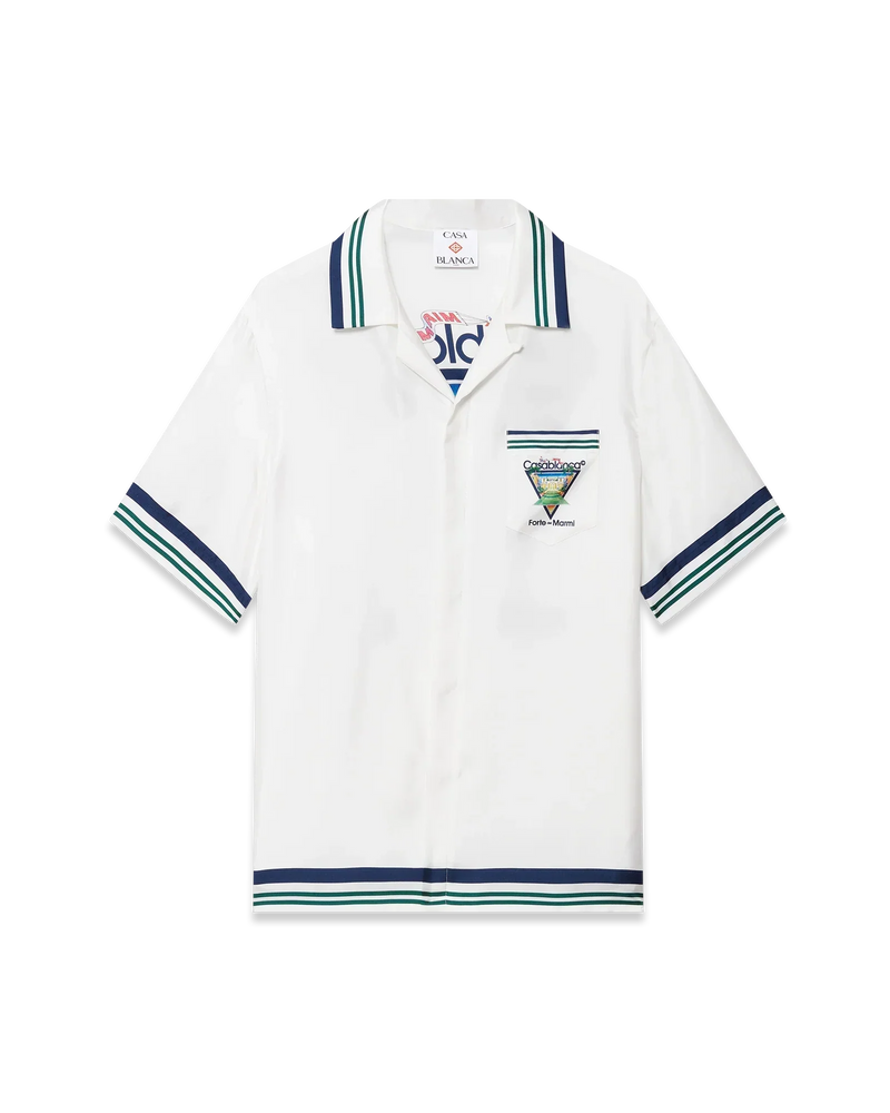 Miami Open x Forte Dei Marmi Short Sleeve Silk Shirt