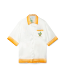 Palm Springs Icon Orange Silk Shirt