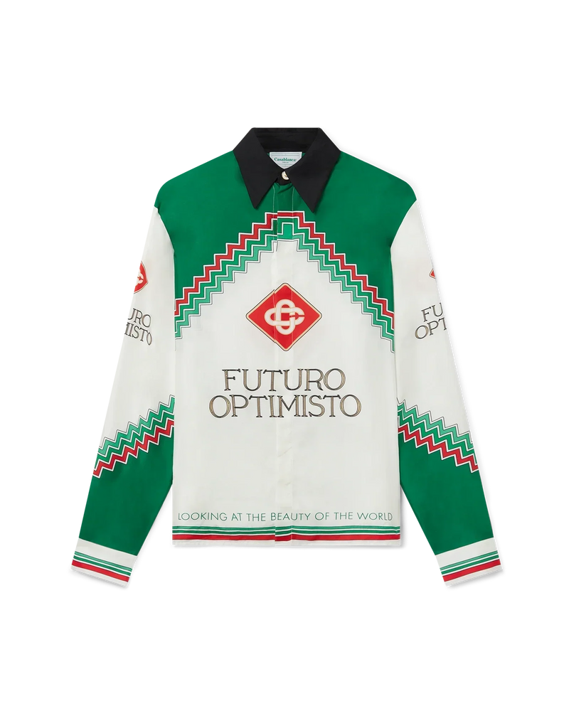 Futuro Optimisto Silk Shirt