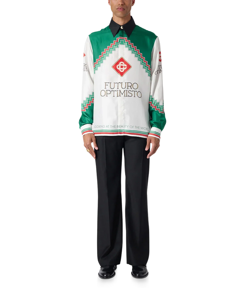 Futuro Optimisto Silk Shirt