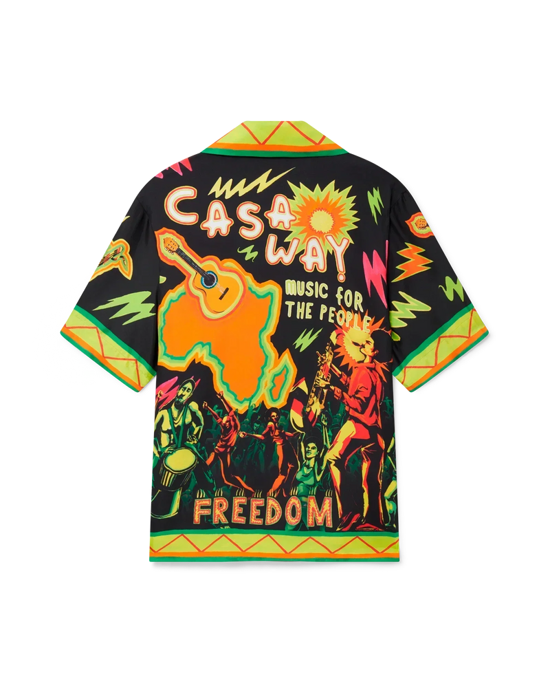 Music For The People Silk Shirt