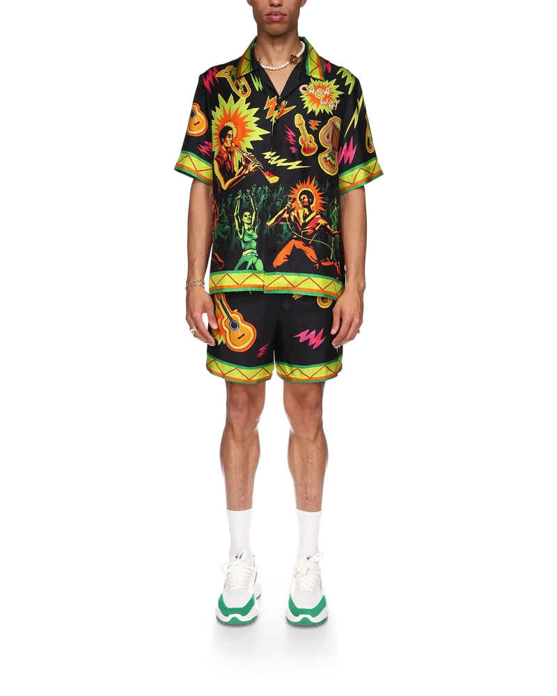 Music For The People Silk Shirt