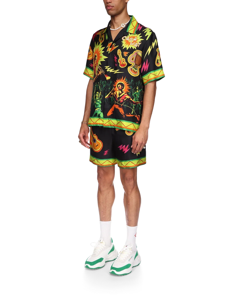 Music For The People Silk Shirt