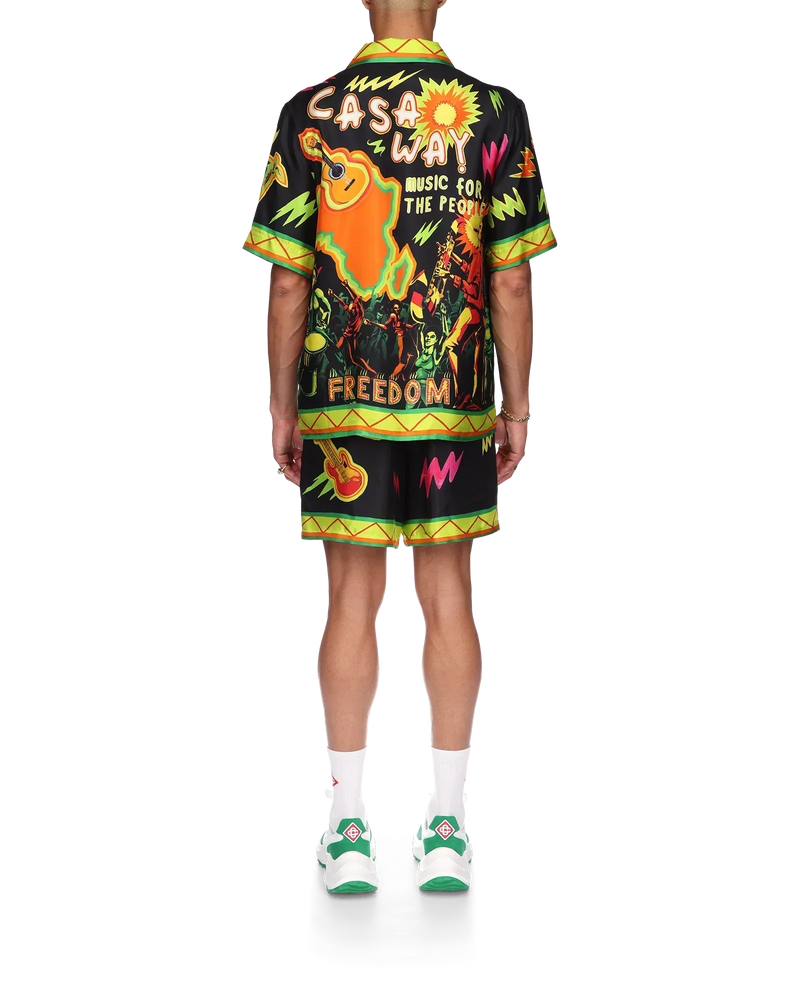 Music For The People Silk Shirt