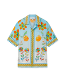 Yoruba Flowers Silk Shirt