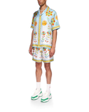 Yoruba Flowers Silk Shirt