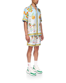 Yoruba Flowers Silk Shirt